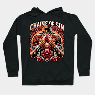 Chains of Sin, Satan's sin and influence in enslaving humanity Hoodie